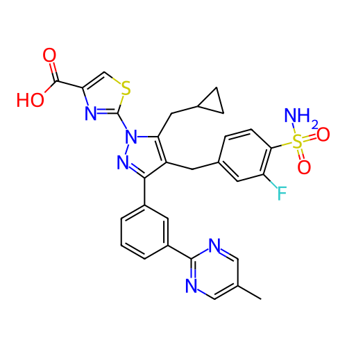 Chemical structure of BindingDB Monomer ID 488262