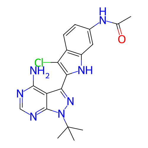 Chemical structure of BindingDB Monomer ID 488442
