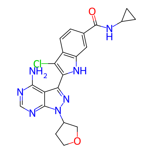 Chemical structure of BindingDB Monomer ID 488461