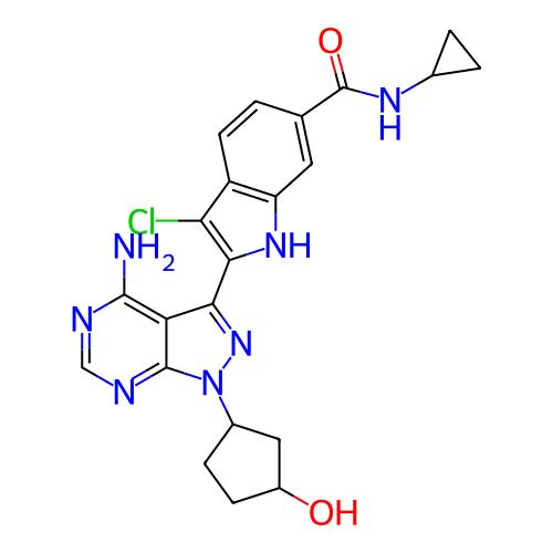 Chemical structure of BindingDB Monomer ID 488464