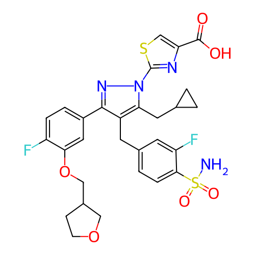 Chemical structure of BindingDB Monomer ID 489091