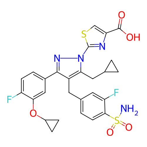 Chemical structure of BindingDB Monomer ID 489092