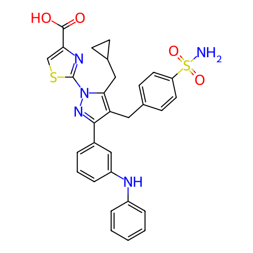 Chemical structure of BindingDB Monomer ID 489104