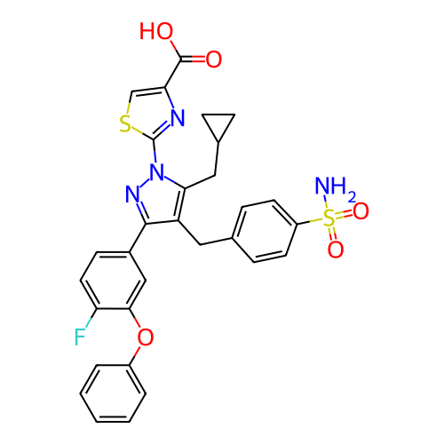 Chemical structure of BindingDB Monomer ID 489127