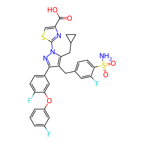 Chemical structure of BindingDB Monomer ID 489128