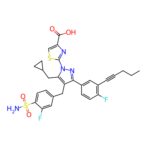 Chemical structure of BindingDB Monomer ID 489157
