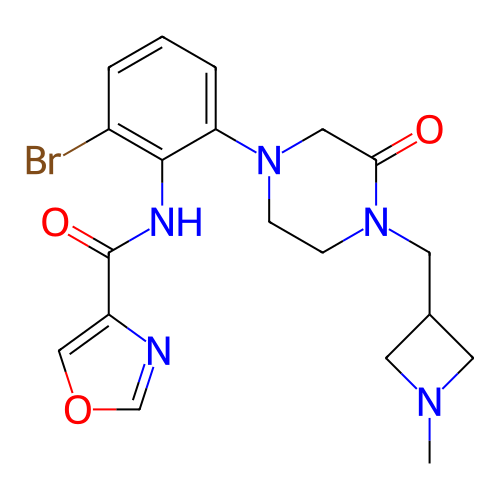 Chemical structure of BindingDB Monomer ID 489195