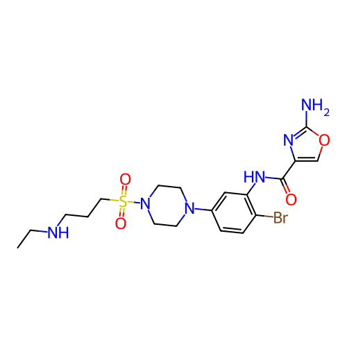 Chemical structure of BindingDB Monomer ID 489215