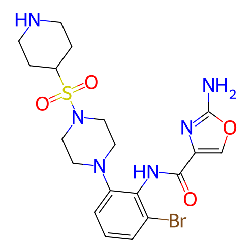 Chemical structure of BindingDB Monomer ID 489223