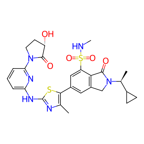 Chemical structure of BindingDB Monomer ID 489283