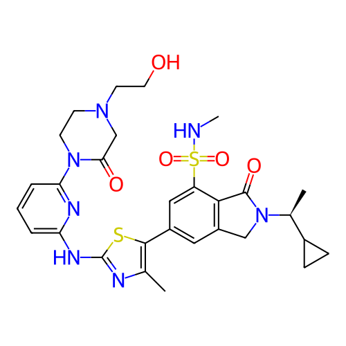 Chemical structure of BindingDB Monomer ID 489286