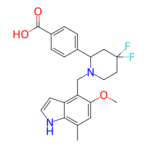 Chemical structure of BindingDB Monomer ID 489632