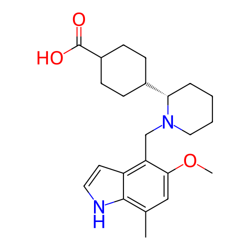 Chemical structure of BindingDB Monomer ID 489634