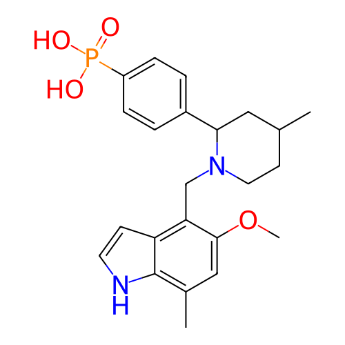 Chemical structure of BindingDB Monomer ID 489641