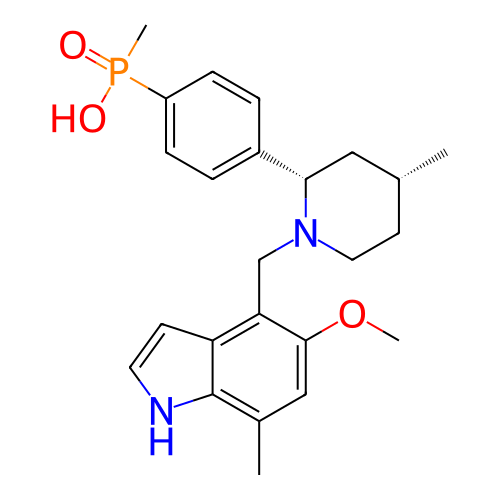 Chemical structure of BindingDB Monomer ID 489644