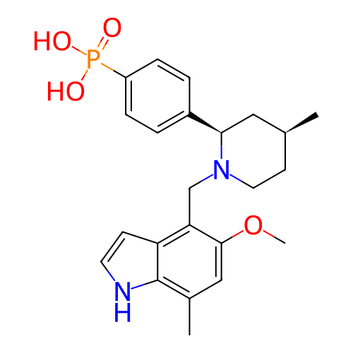 Chemical structure of BindingDB Monomer ID 489649