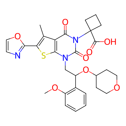 Chemical structure of BindingDB Monomer ID 489782