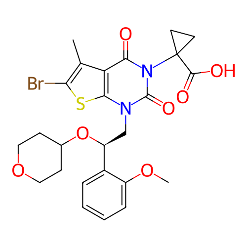 Chemical structure of BindingDB Monomer ID 489785