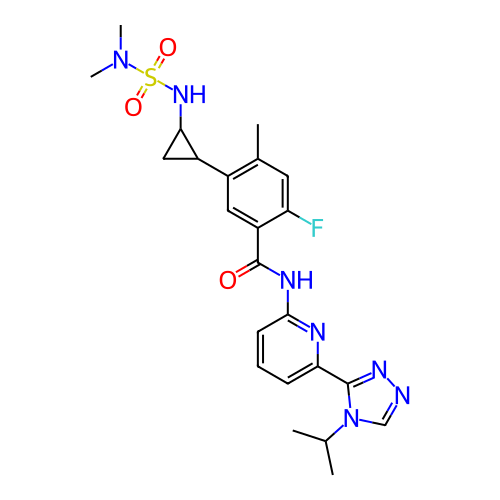 Chemical structure of BindingDB Monomer ID 490082
