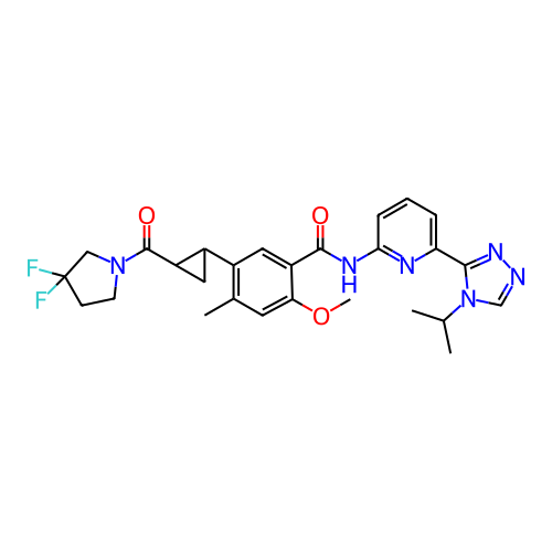 Chemical structure of BindingDB Monomer ID 490095