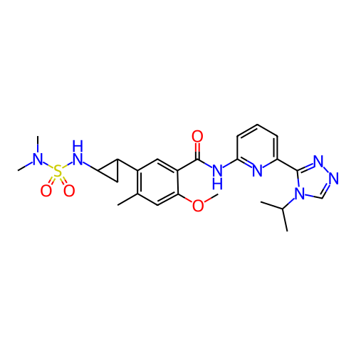 Chemical structure of BindingDB Monomer ID 490100