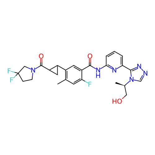 Chemical structure of BindingDB Monomer ID 490107