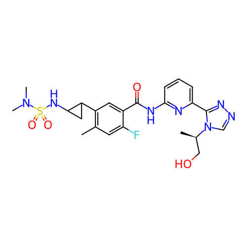 Chemical structure of BindingDB Monomer ID 490117