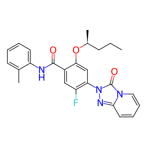 Chemical structure of BindingDB Monomer ID 490551