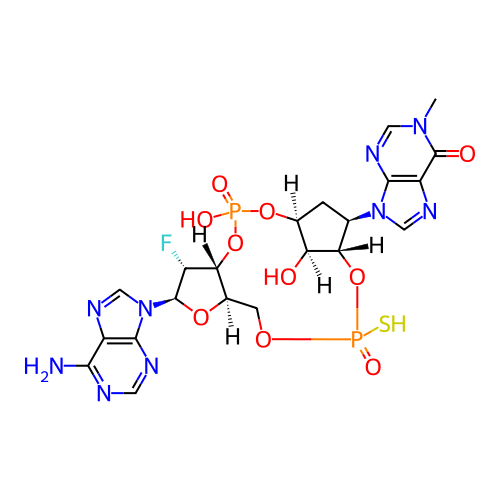 Chemical structure of BindingDB Monomer ID 490786