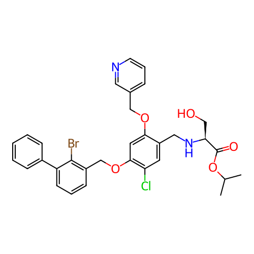 Chemical structure of BindingDB Monomer ID 491038