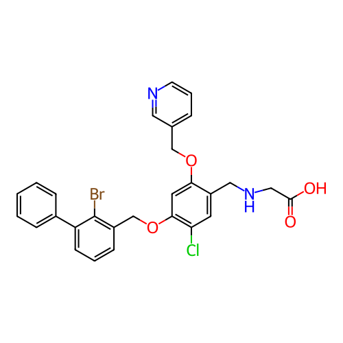 Chemical structure of BindingDB Monomer ID 491043