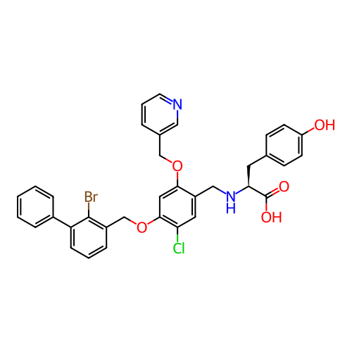 Chemical structure of BindingDB Monomer ID 491052