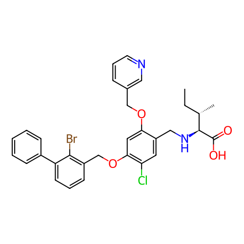 Chemical structure of BindingDB Monomer ID 491053