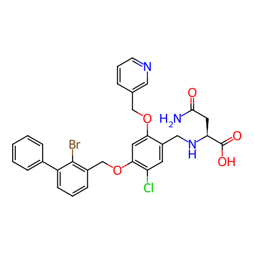 Chemical structure of BindingDB Monomer ID 491054