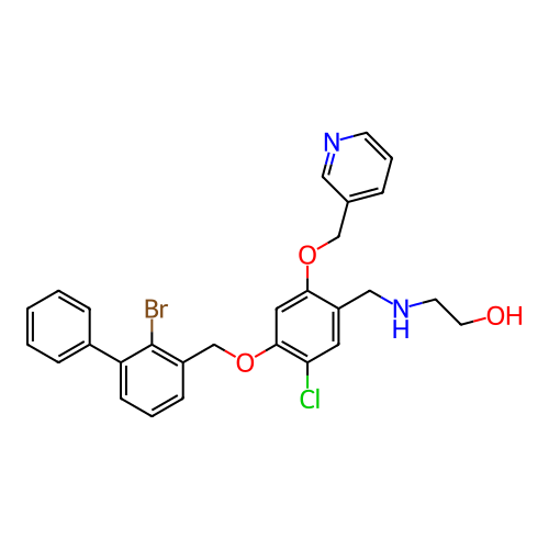 Chemical structure of BindingDB Monomer ID 491055