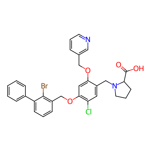 Chemical structure of BindingDB Monomer ID 491057