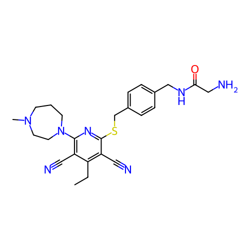 Chemical structure of BindingDB Monomer ID 491136