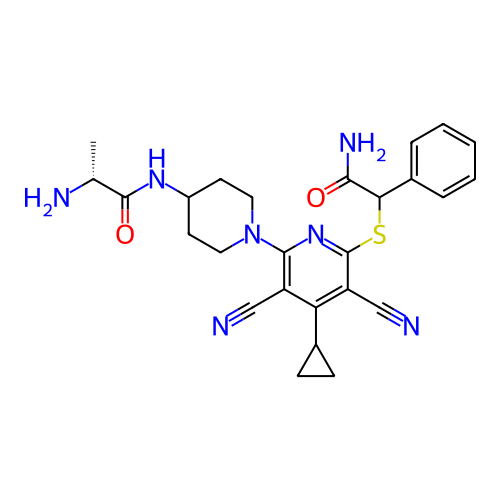 Chemical structure of BindingDB Monomer ID 491401