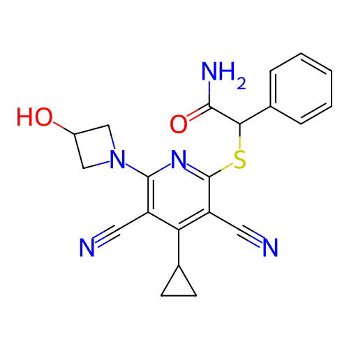 Chemical structure of BindingDB Monomer ID 491416