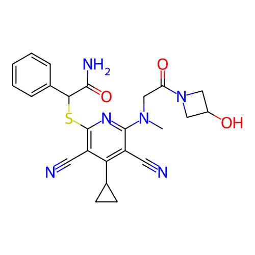 Chemical structure of BindingDB Monomer ID 491420