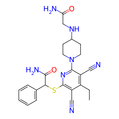 Chemical structure of BindingDB Monomer ID 491421