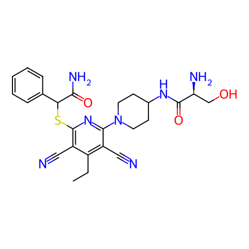 Chemical structure of BindingDB Monomer ID 491425