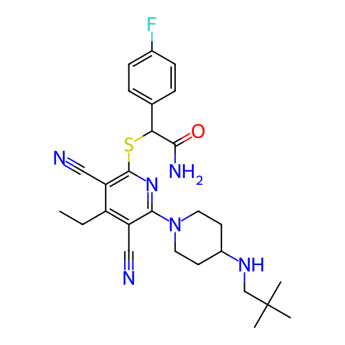Chemical structure of BindingDB Monomer ID 491434