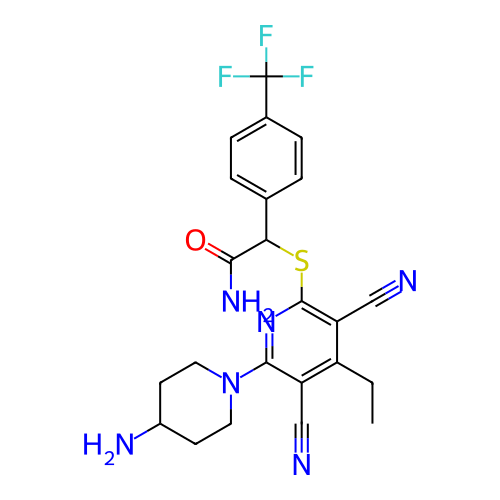 Chemical structure of BindingDB Monomer ID 491436