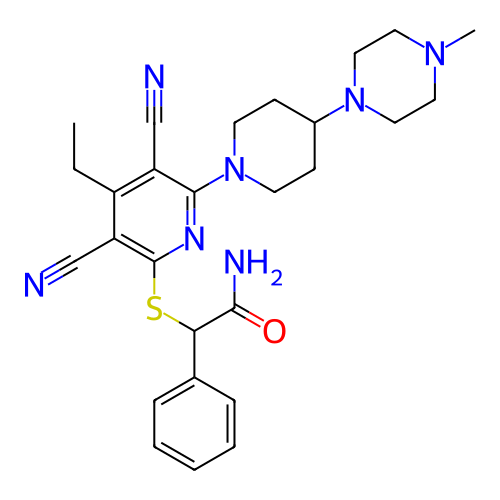 Chemical structure of BindingDB Monomer ID 491467