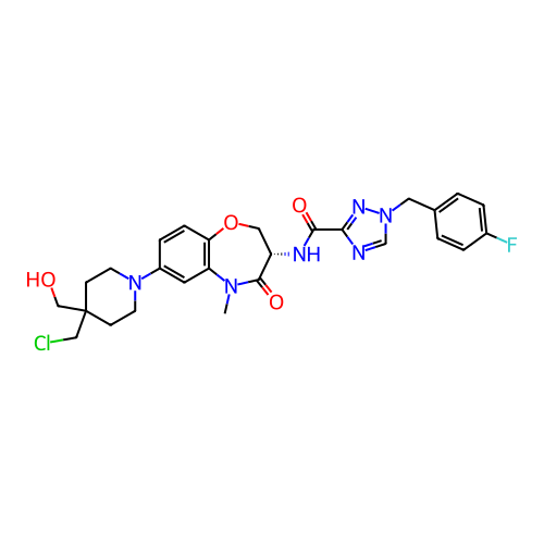 Chemical structure of BindingDB Monomer ID 491811