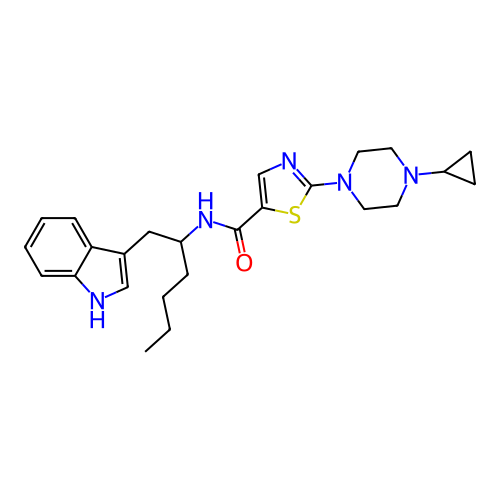 Chemical structure of BindingDB Monomer ID 491840