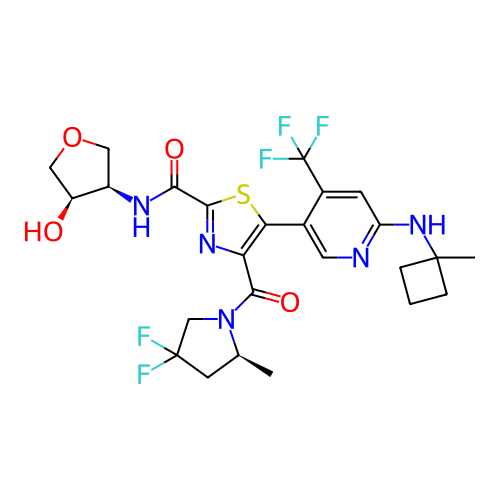 Chemical structure of BindingDB Monomer ID 492042