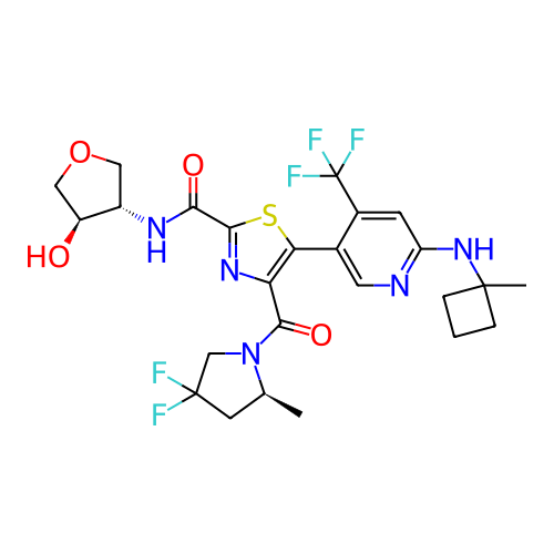 Chemical structure of BindingDB Monomer ID 492045