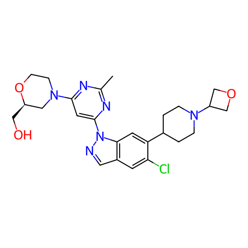 Chemical structure of BindingDB Monomer ID 492395